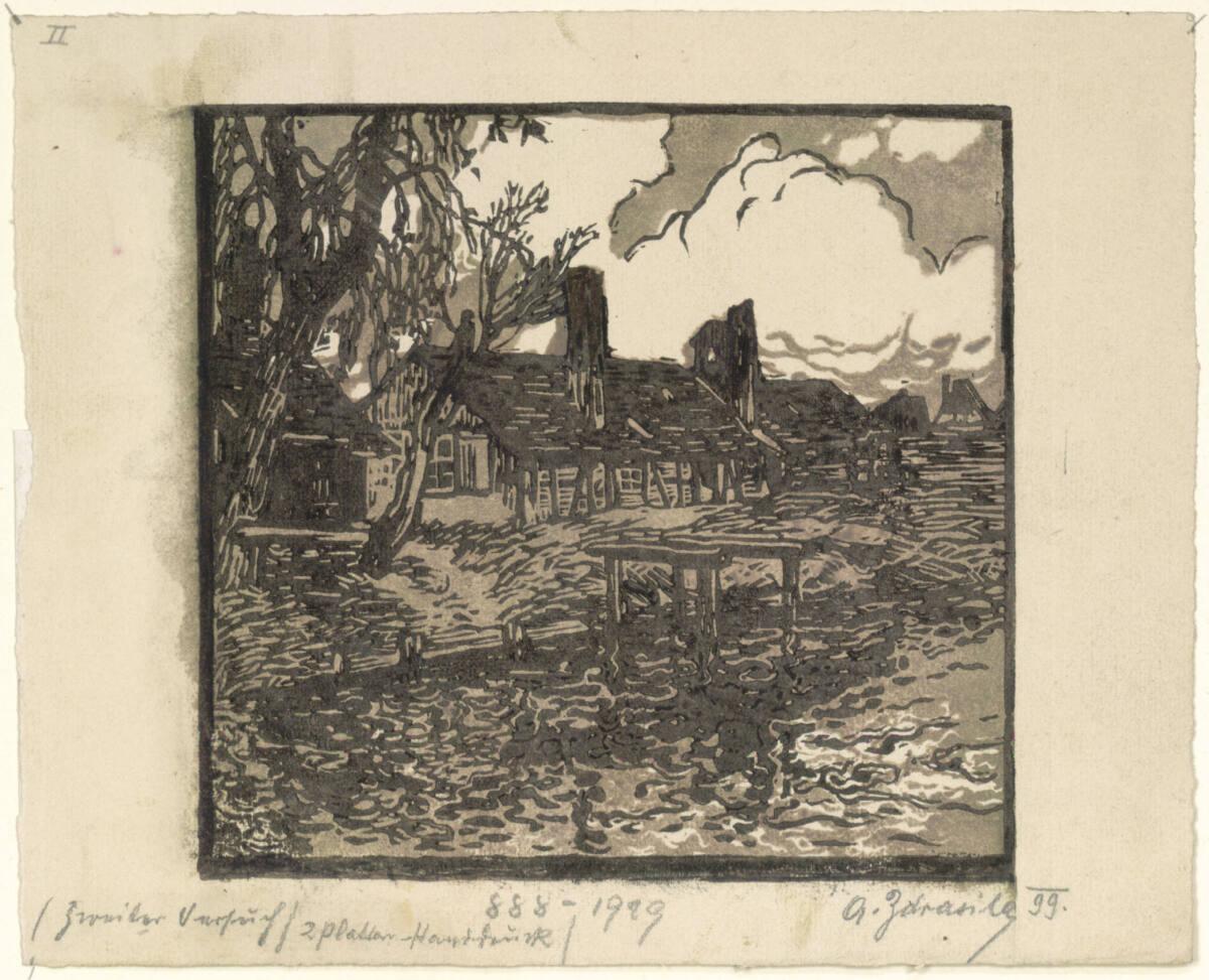 Adolf Zdrazila, Dorfbach, Inv. Nr.: DG1929/888
