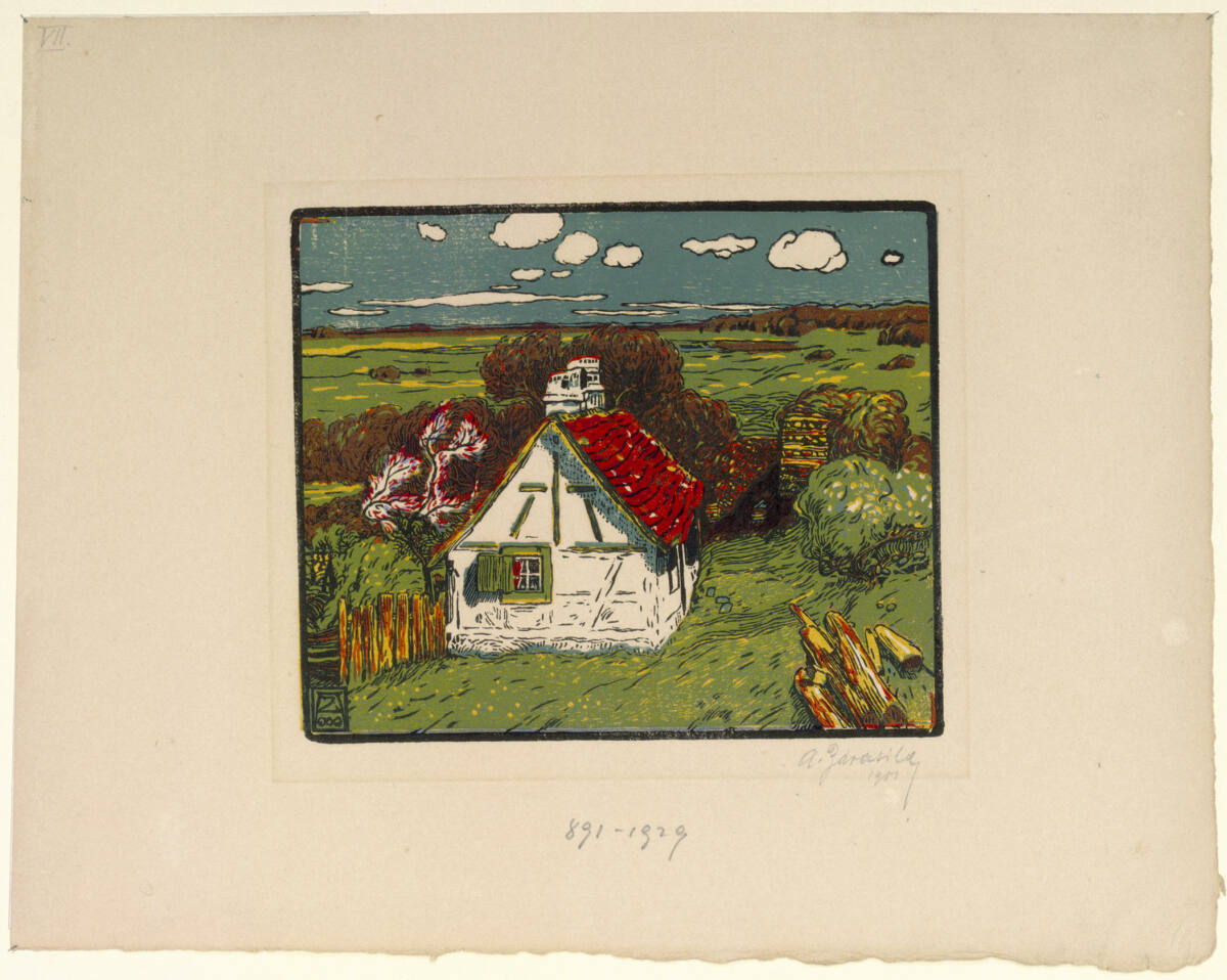 Bauernhaus, Adolf Zdrazila, 1901