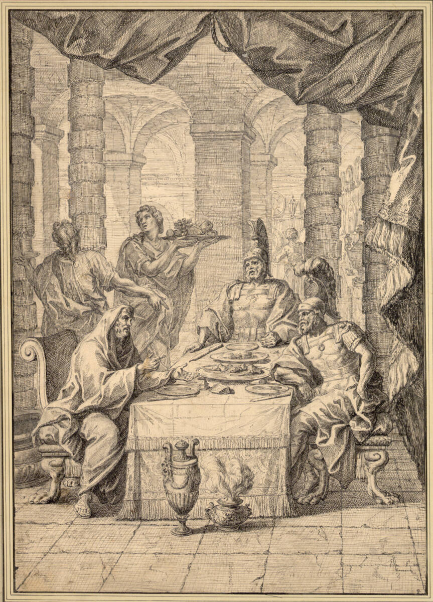 Die beiden Hauptleute bei dem Zauberer, Francesco Fontebasso