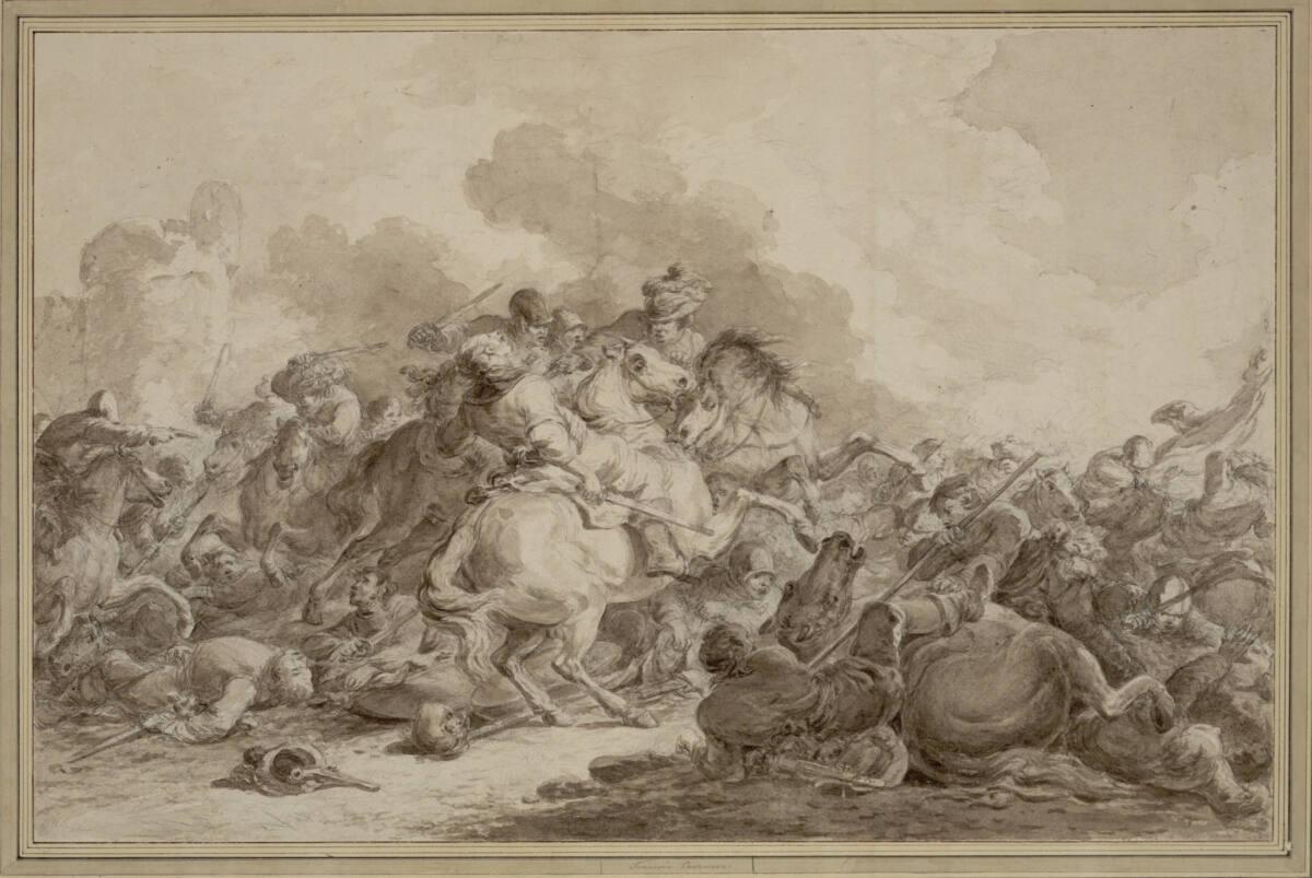 Francesco Casanova, Reiterschlacht, Inv. Nr.: 14370