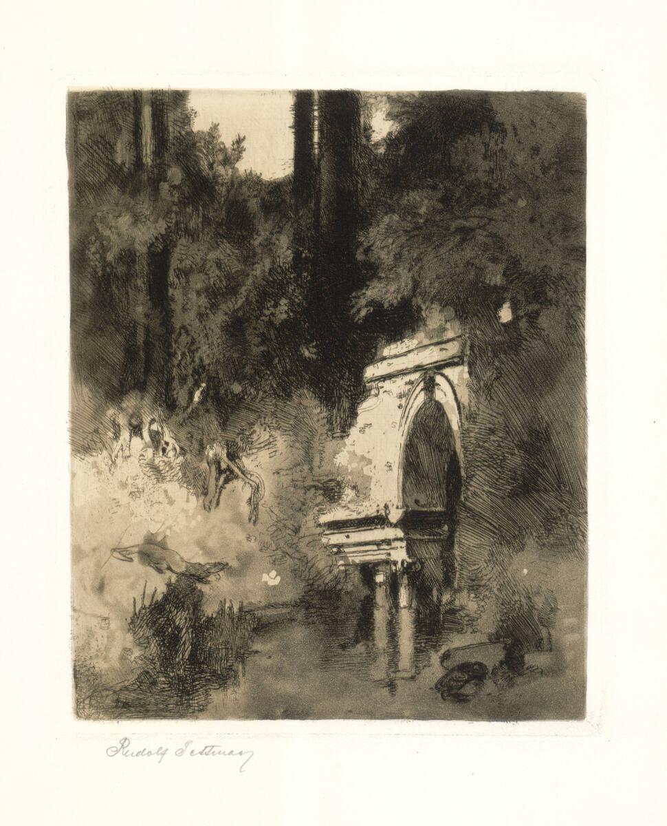 Rudolf Jettmar , Römische Ruine, Inv. Nr.: DGNF5923/3