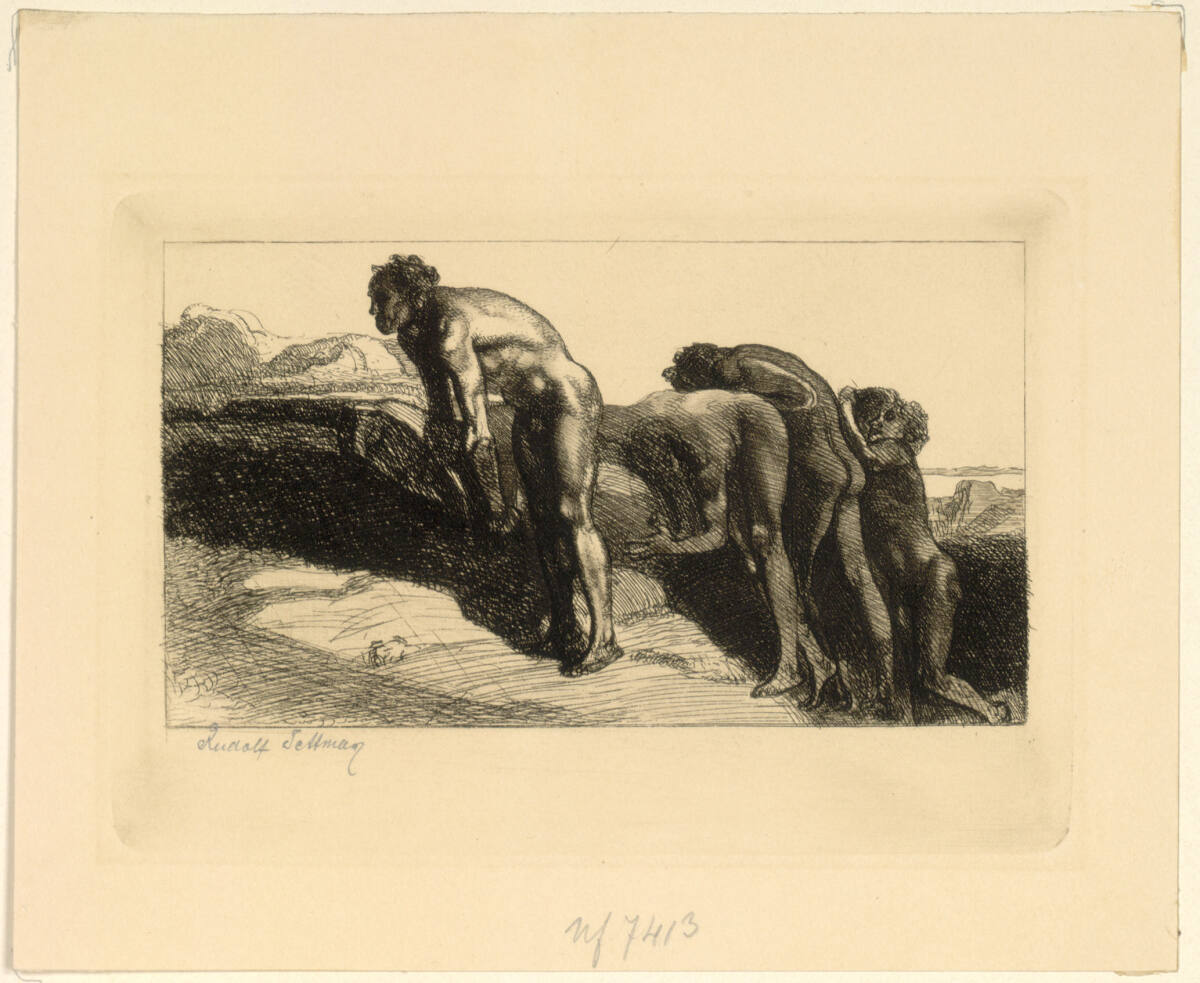 Die Steinwälzer, Rudolf Jettmar, 1901
