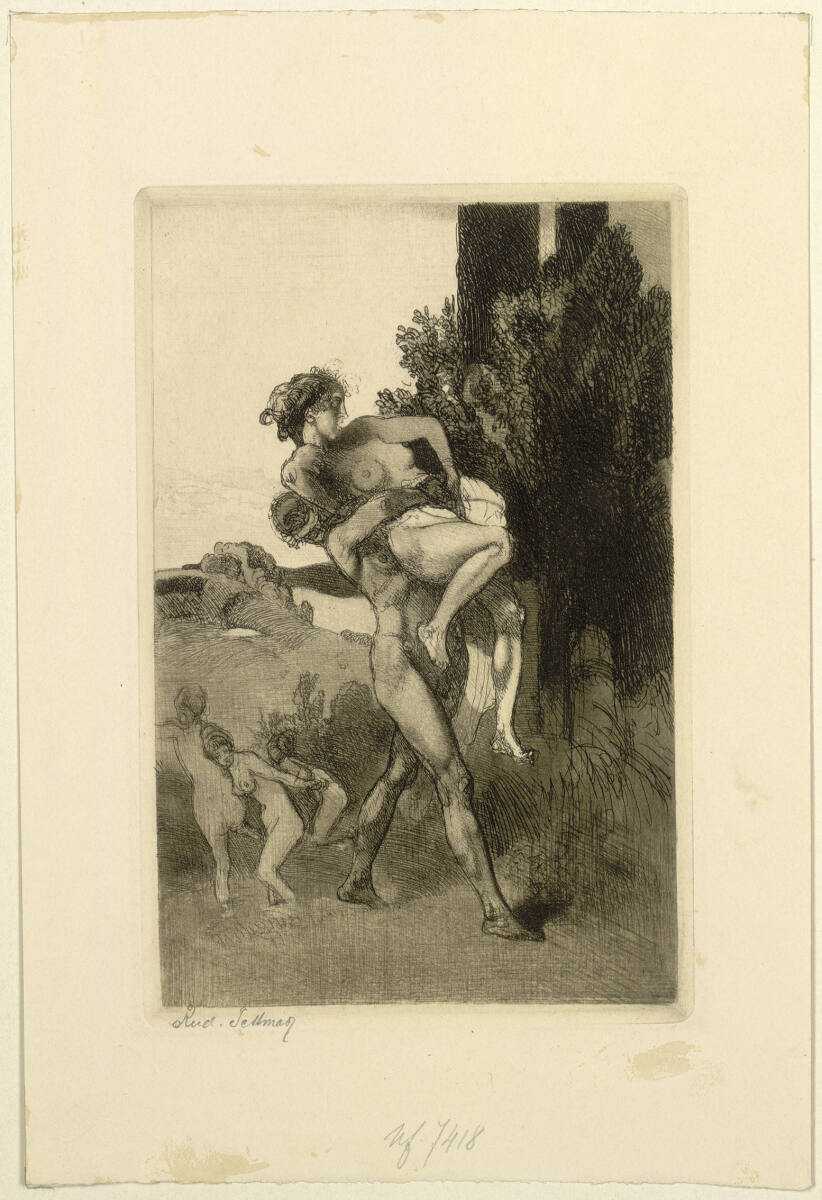 Mädchenraub, Rudolf Jettmar, 1901