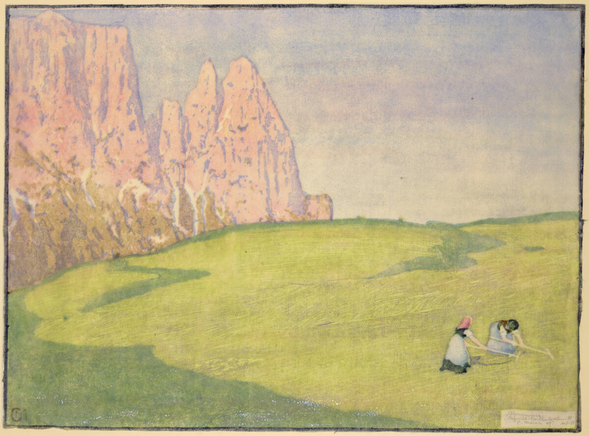 Alpenwiese, Carl Moser, 1907