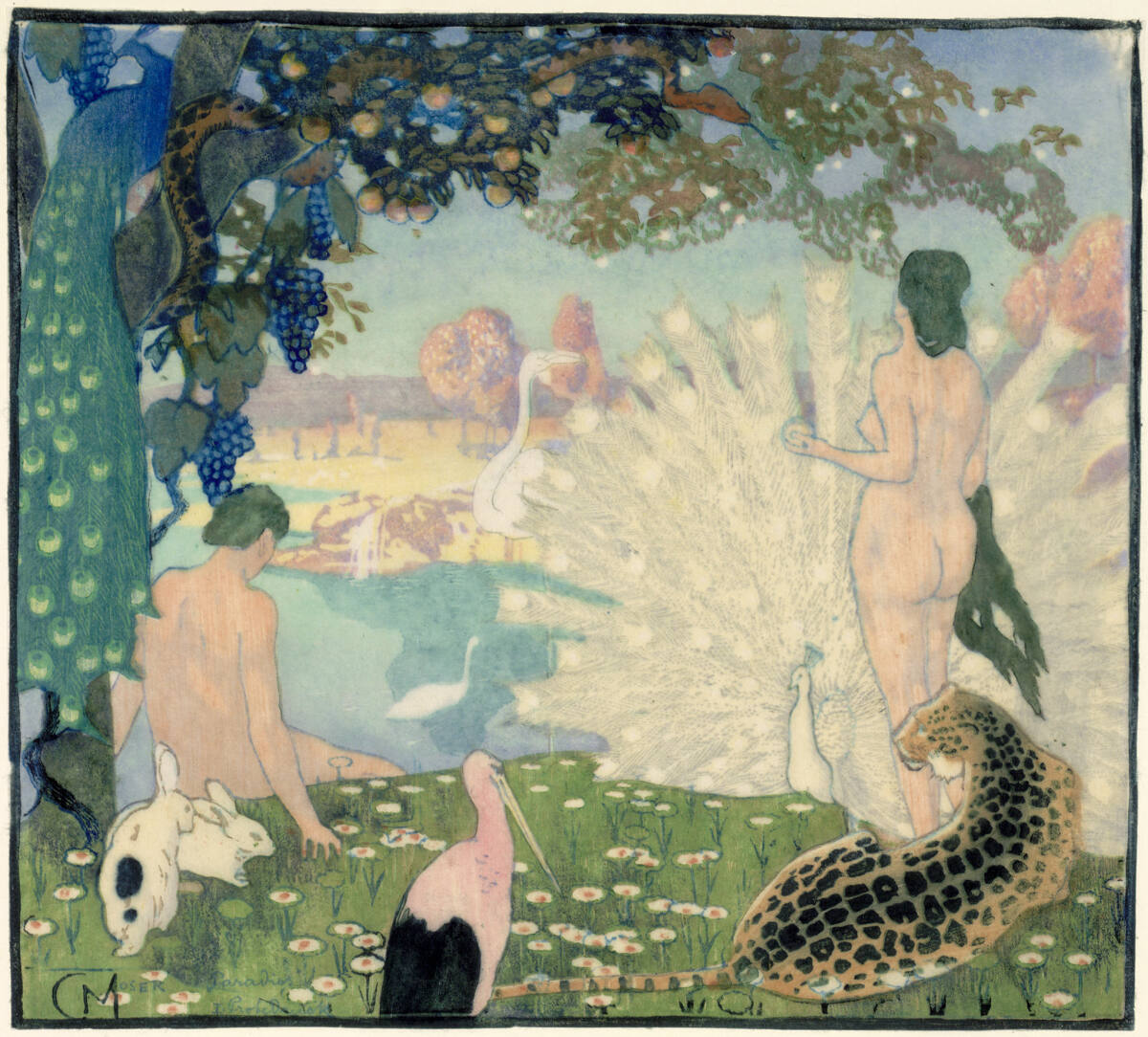 Paradies, Carl Moser, 1907