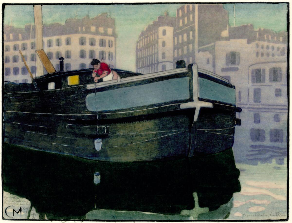 Carl Moser, Kanal in Paris, Inv. Nr.: DG1913/146