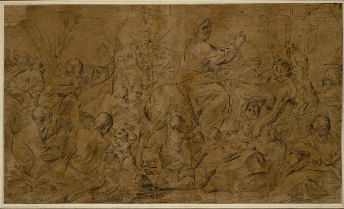Giovanni Battista Benaschi, Einzug Christi in Jerusalem, Inv. Nr.: 14417