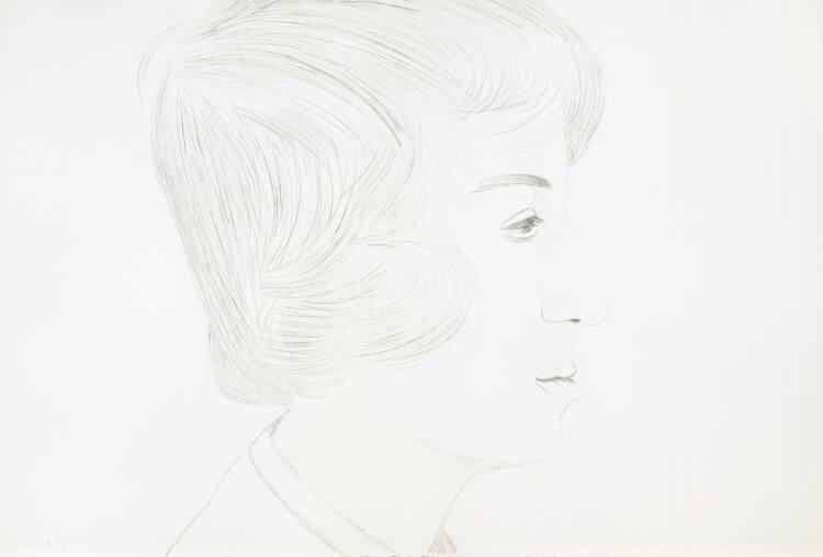 Alex Katz, Profile of Vincent, Inv. Nr.: DG2009/279