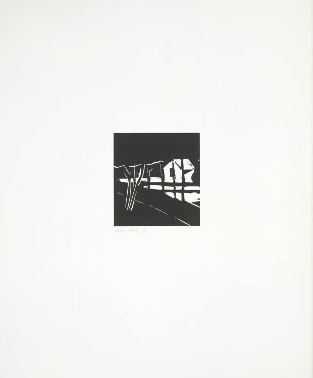 Alex Katz, Untitled (House), Inv. Nr.: DG2009/444
