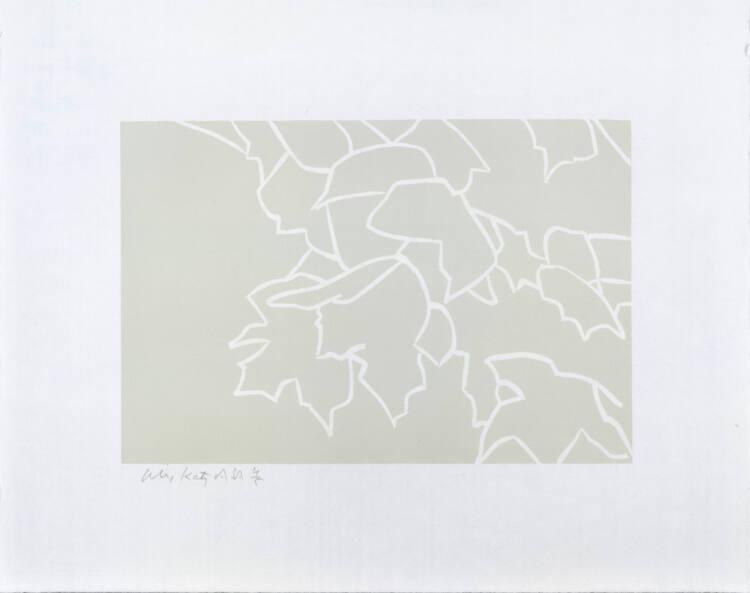 Alex Katz, Gray Leaves, Inv. Nr.: DG2009/460