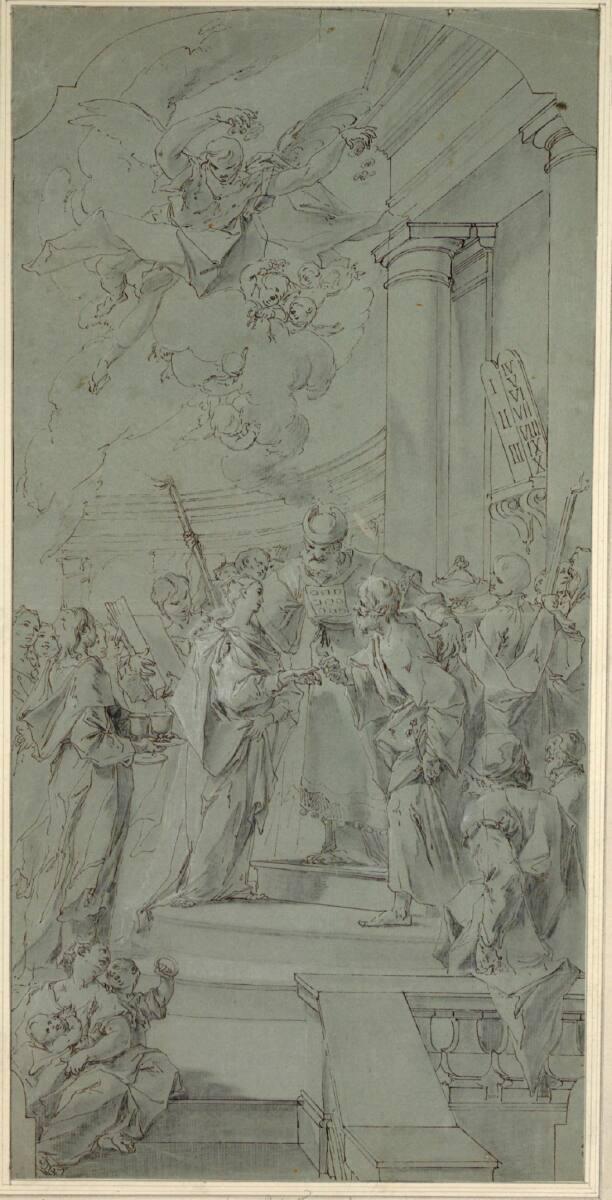 Paul Troger, Vermählung Mariae, Inv. Nr.: 14546