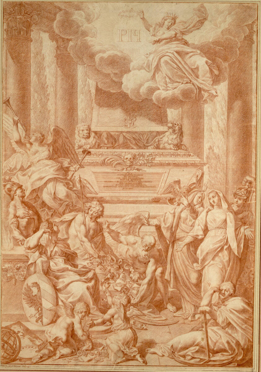 Memorial auf Johann Paul Baumgartner, Septemvir von Nürnberg, Paul Decker ?