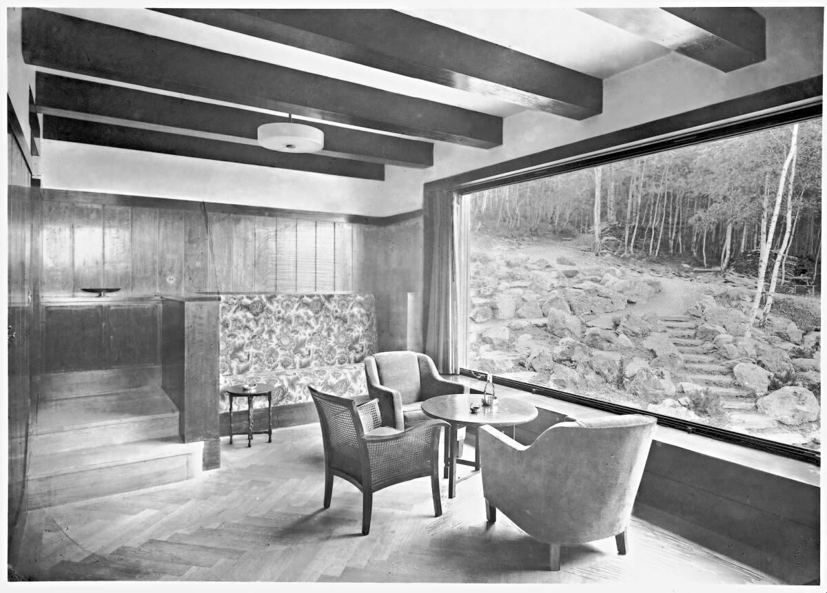 Landhaus Paul Khuner, Kreuzberg 60, Payerbach, Niederösterreich, Herrenzimmer mit Aussichtsfens…
