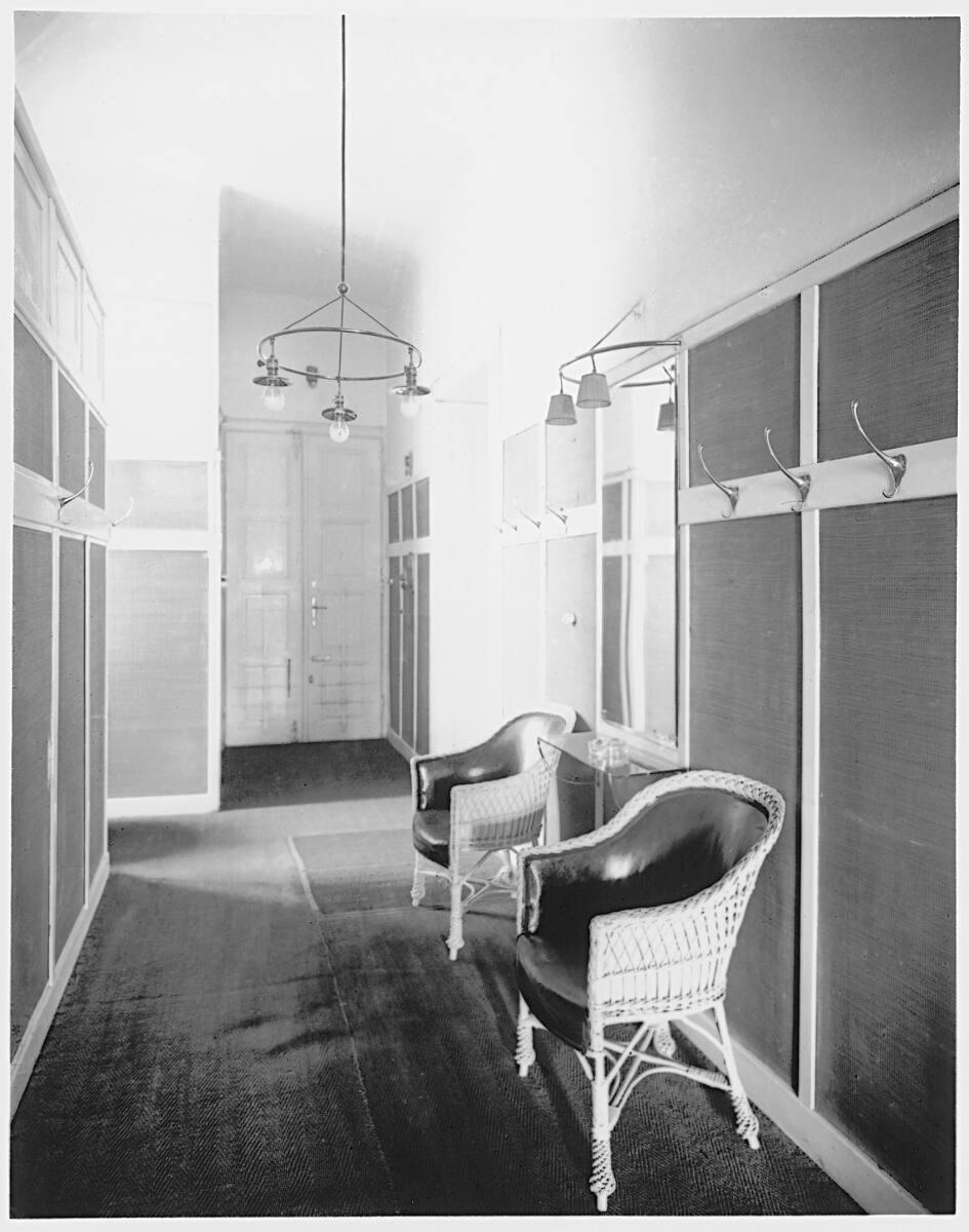 Wohnung Paul Khuner, Wien IV., Möllwaldplatz 4, Vorzimmer, Wohnung Paul Khuner, Wien IV., Möllw…