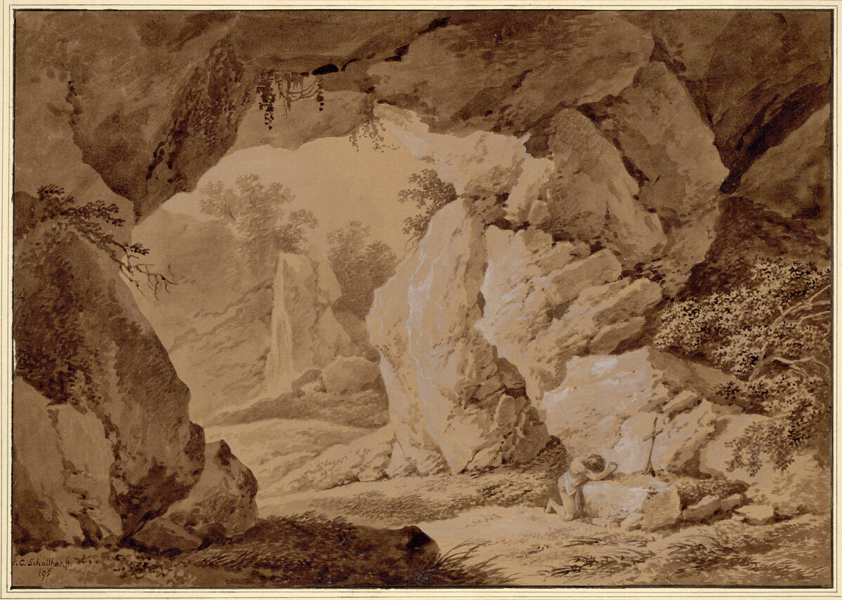 Höhle, Carl Philipp Schallhas, 1795