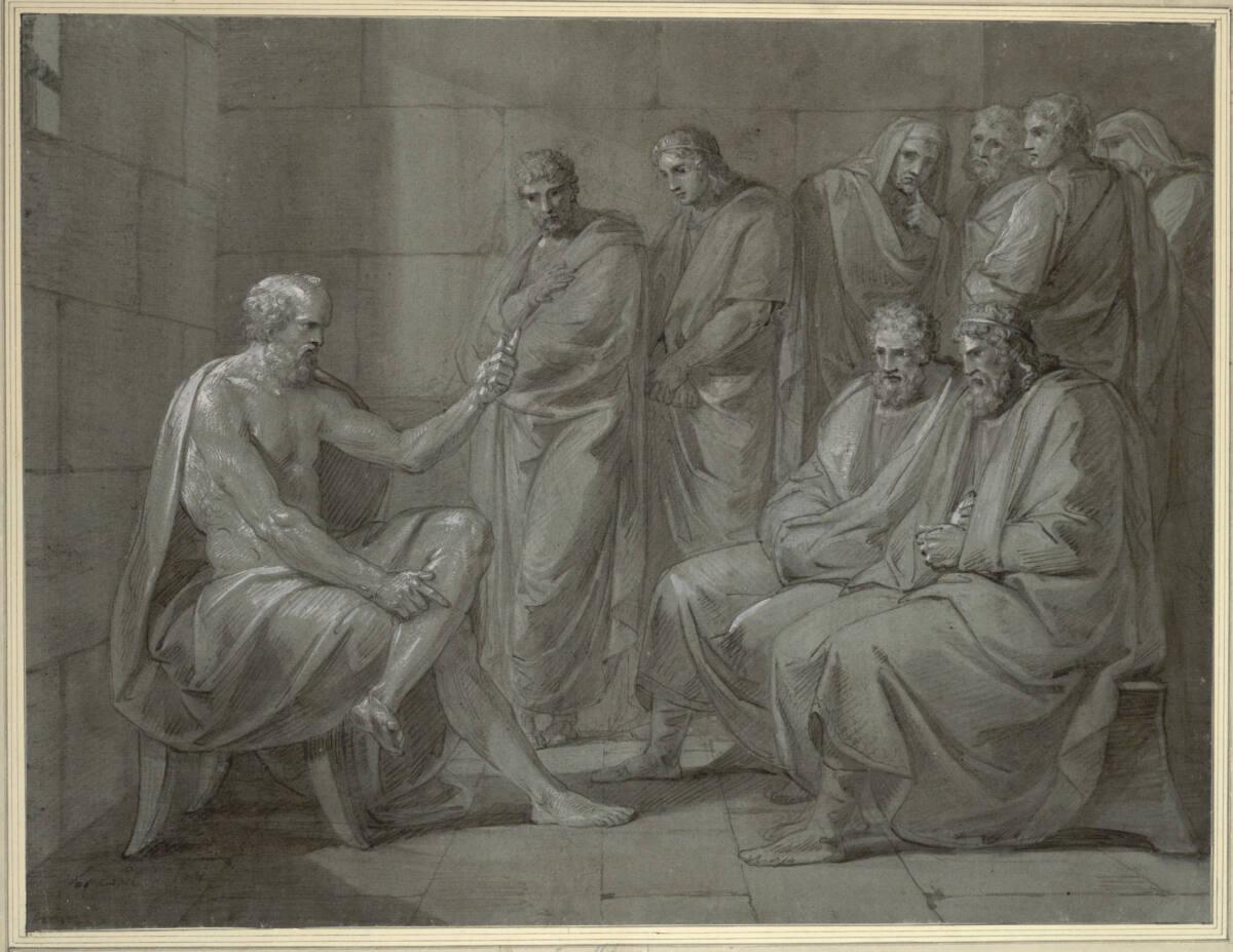 Josef Abel, Sokrates im Kerker, Inv. Nr.: 14605