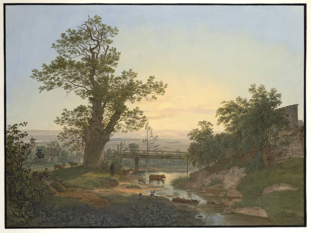 Blick ins Donautal, Jakob Alt, 1827