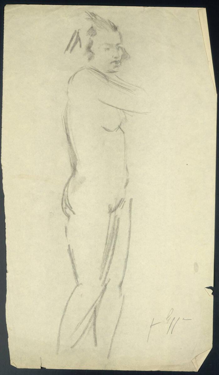 Jean Egger, Stehender Akt, Inv. Nr.: 46515