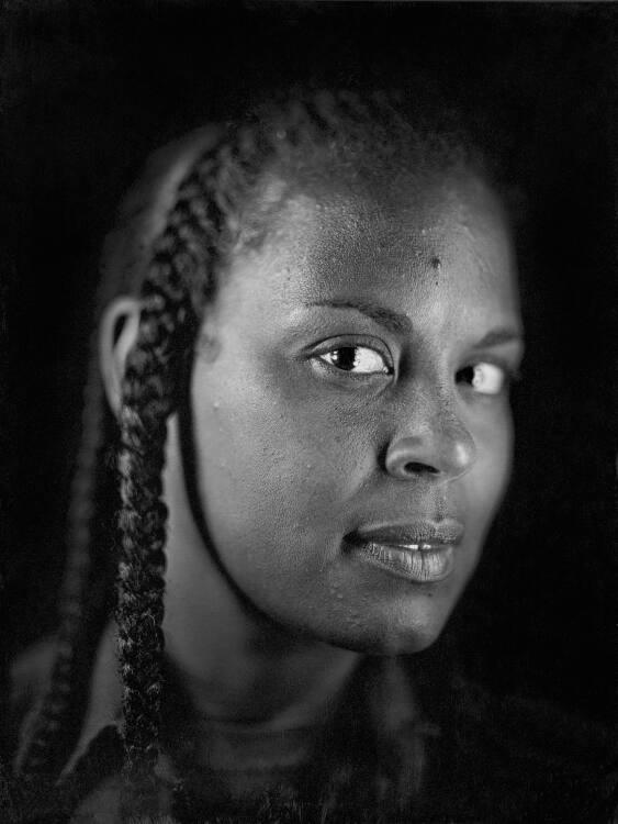 Chuck Close, Aus der Serie "A Couple of Ways of Doing Something": Ellen Gallagher, Inv. Nr.: DG…