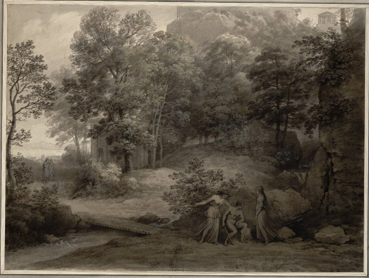 Herkules am Scheideweg, Jakob Gauermann