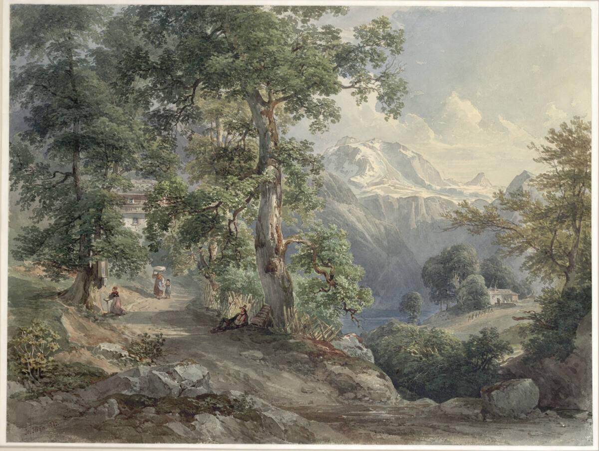 Joseph Höger, Königssee mit der Stuhlwand im Hintergrund, Inv. Nr.: 14709