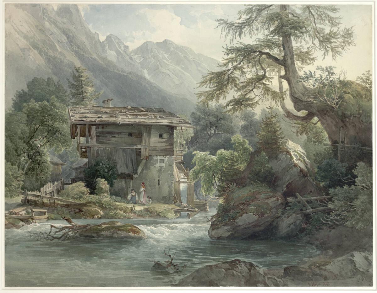 Joseph Höger, Mühle bei Golling, Inv. Nr.: 14710