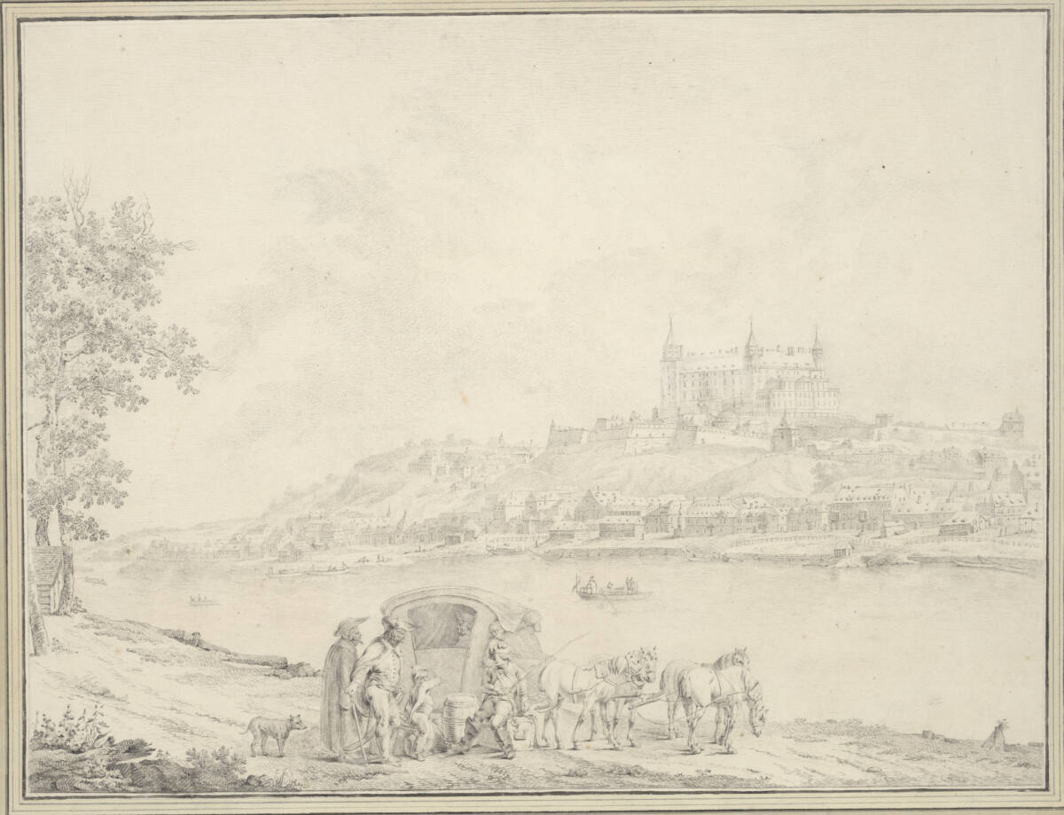 Ansicht von Schloss Preßburg, NicolausJanscha