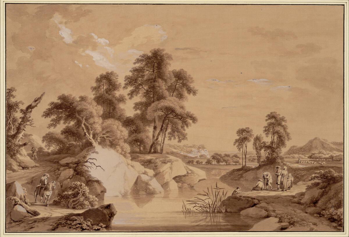 Landschaft mit Fluss, Inv. Nr.: 14720