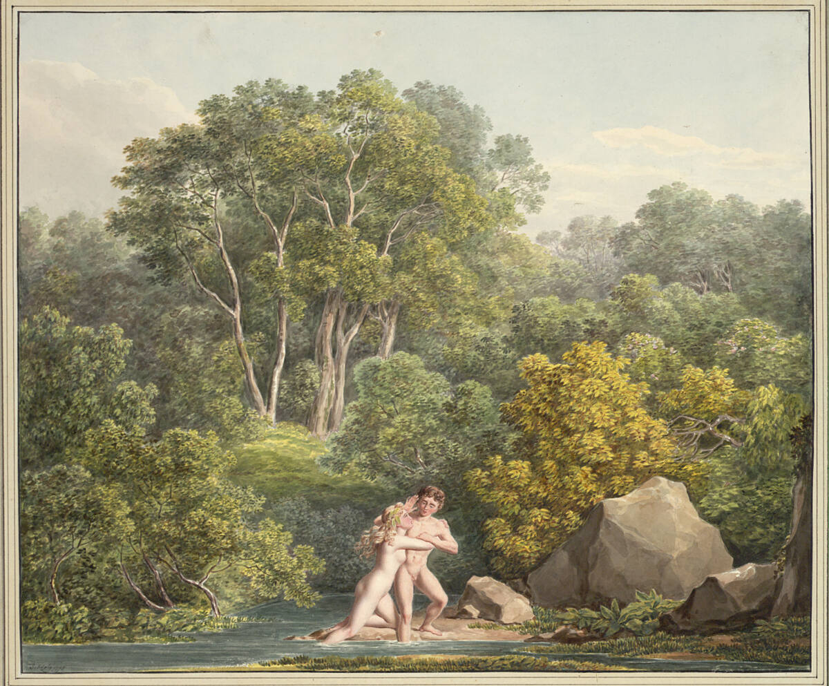 Landschaft mit Byblis und Caunus, 1798