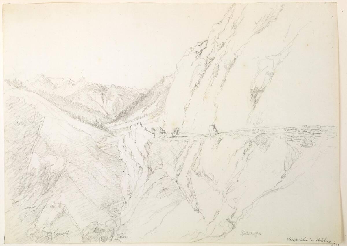 Martin von Molitor, Straße über den Arlberg, Inv. Nr.: 17006