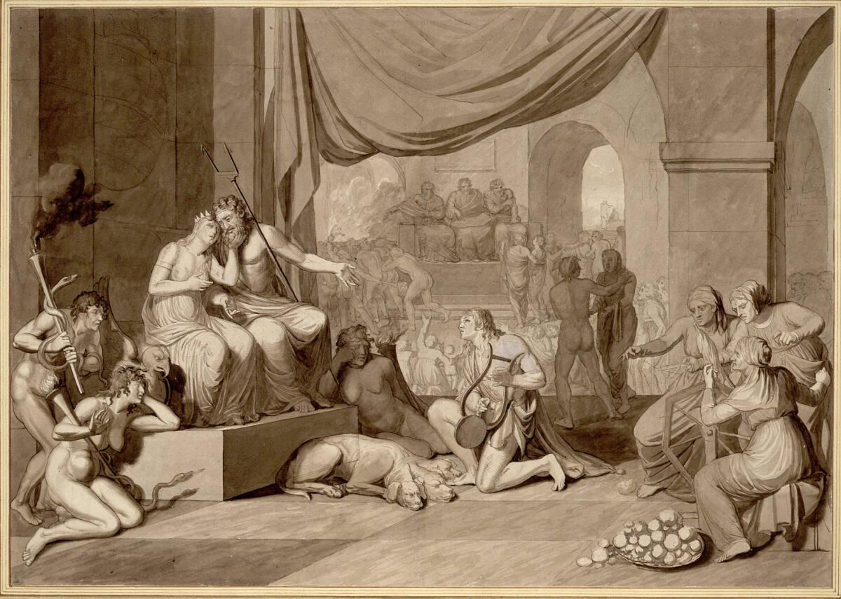 Johann Maria Monsorno, Orpheus befreit die Eurydike, Inv. Nr.: 14837