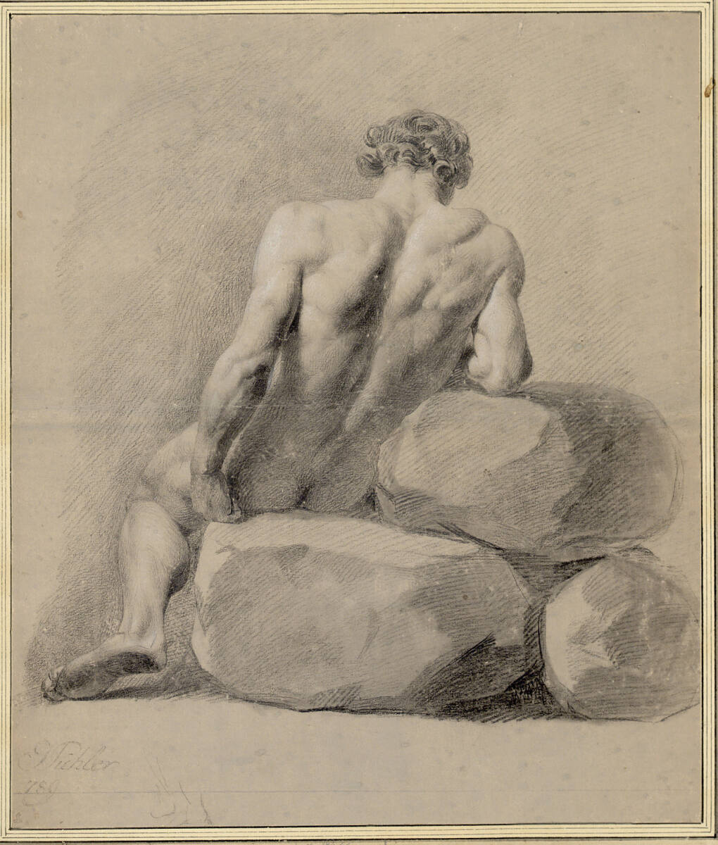 Rückenakt, Johann Peter Pichler, 1789