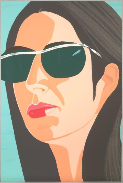 Alex Katz, Alex and Ada, the 1960's to the 1980's - Ada with Sunglasses, Inv. Nr.: DG2009/368/3