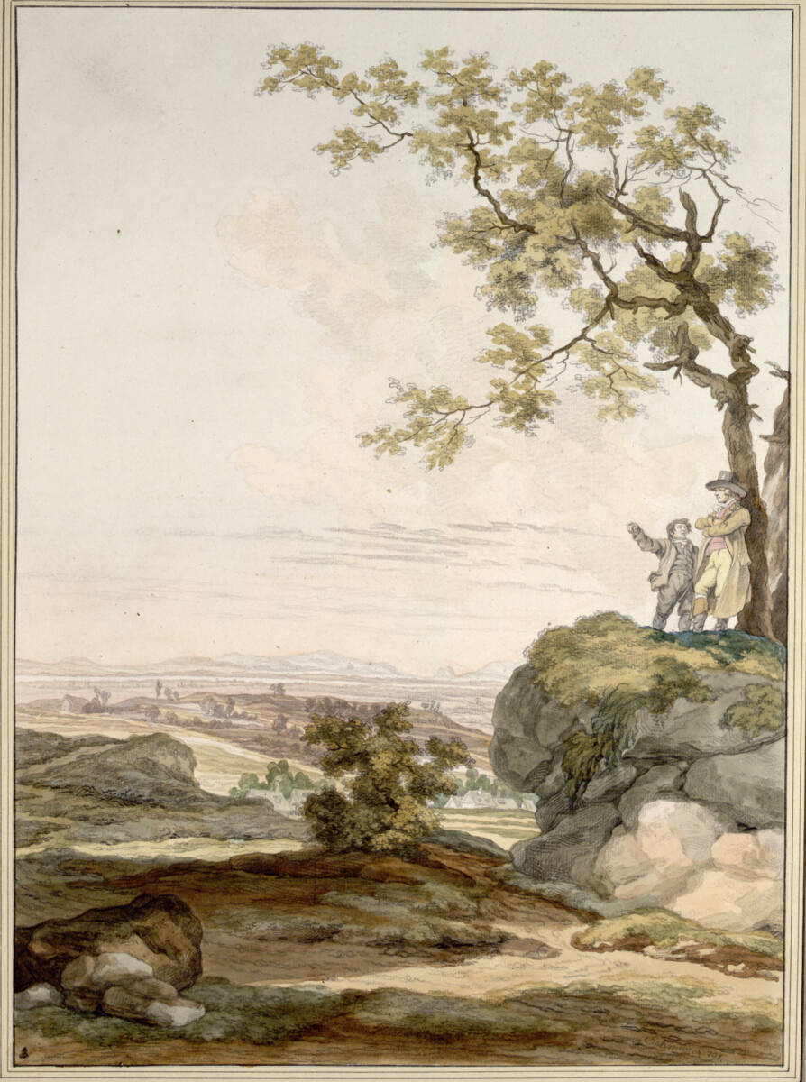 Blick auf die Donau, Jacob Matthias Schmutzer, 1791