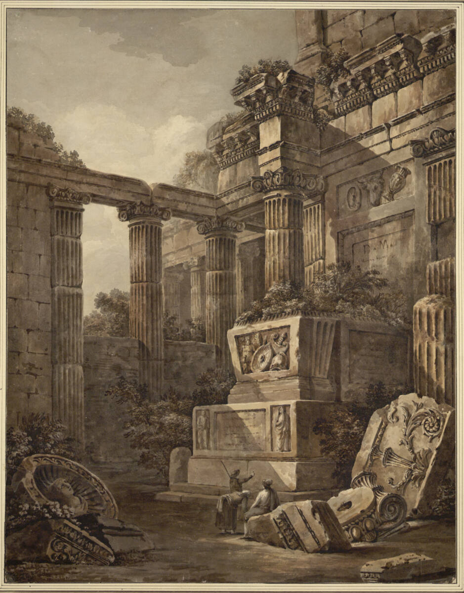 Ruinencapriccio, Maximilian von Verschaffelt, 1796