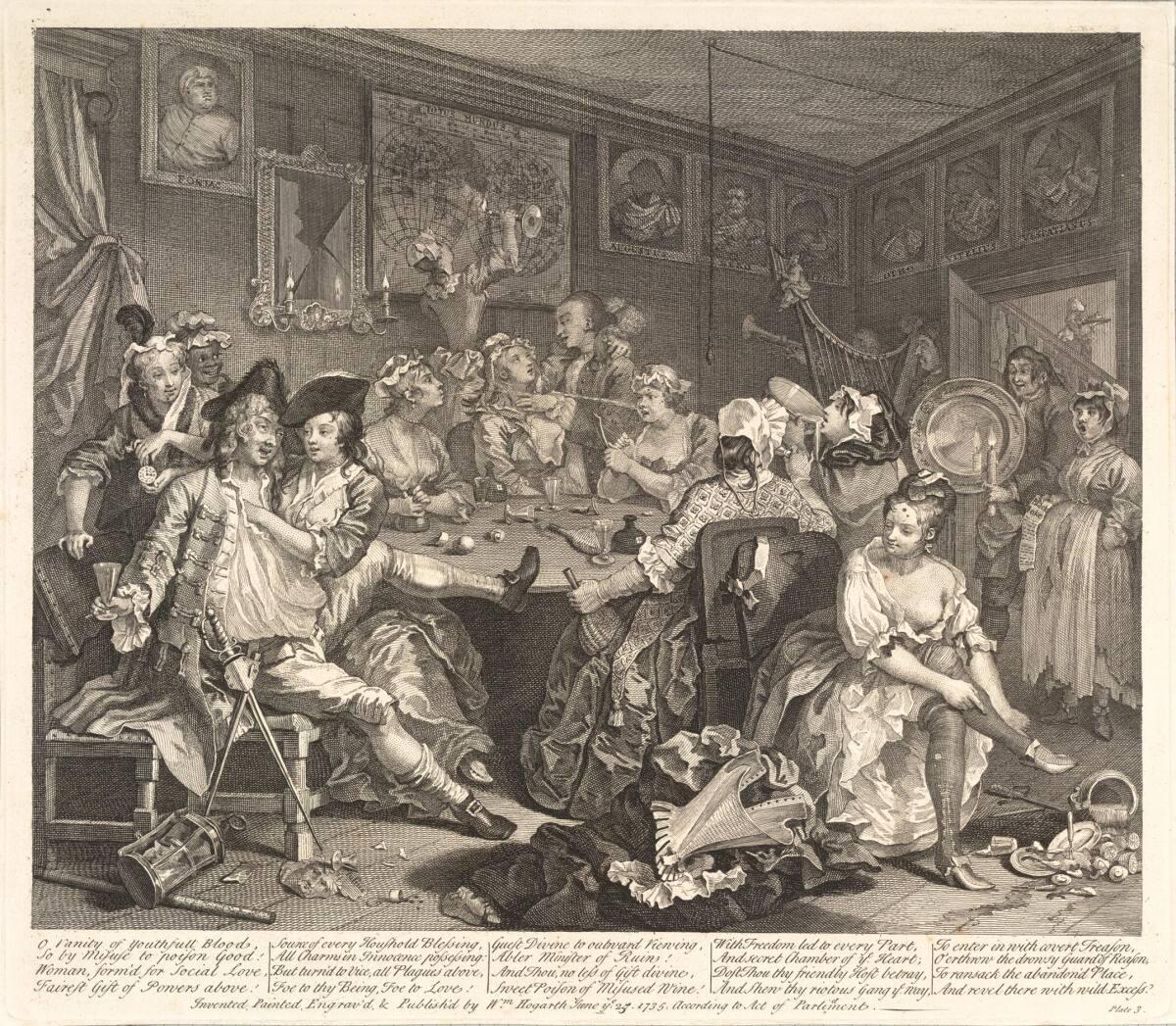 William Hogarth, The Rake's Progress 3, Inv. Nr.: DG2011/52