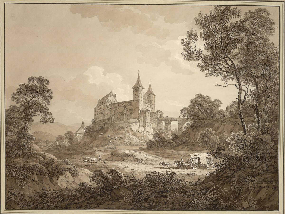 Adrian Zingg, Schloss Rochlitz an der Zwickauer Mulde, Inv. Nr.: 15000