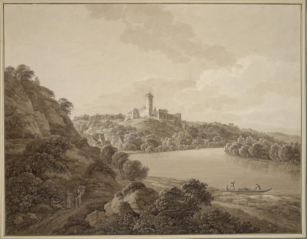 Adrian Zingg, Ruinen der Schönburg an der Saale, Inv. Nr.: 15009
