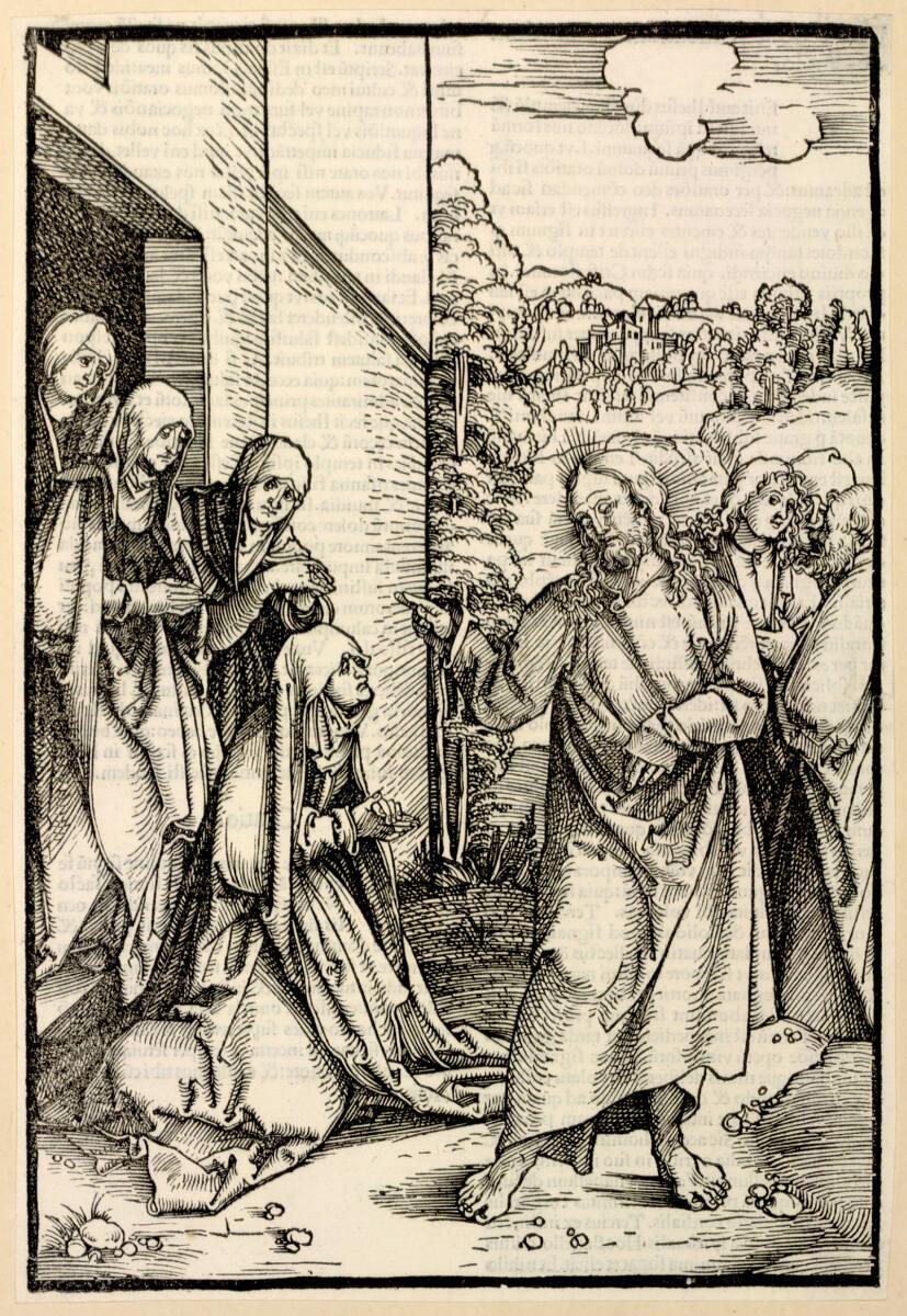 Hans Schäufelin, Christus nimmt Abschied von seiner Mutter, Inv. Nr.: DG1937/103