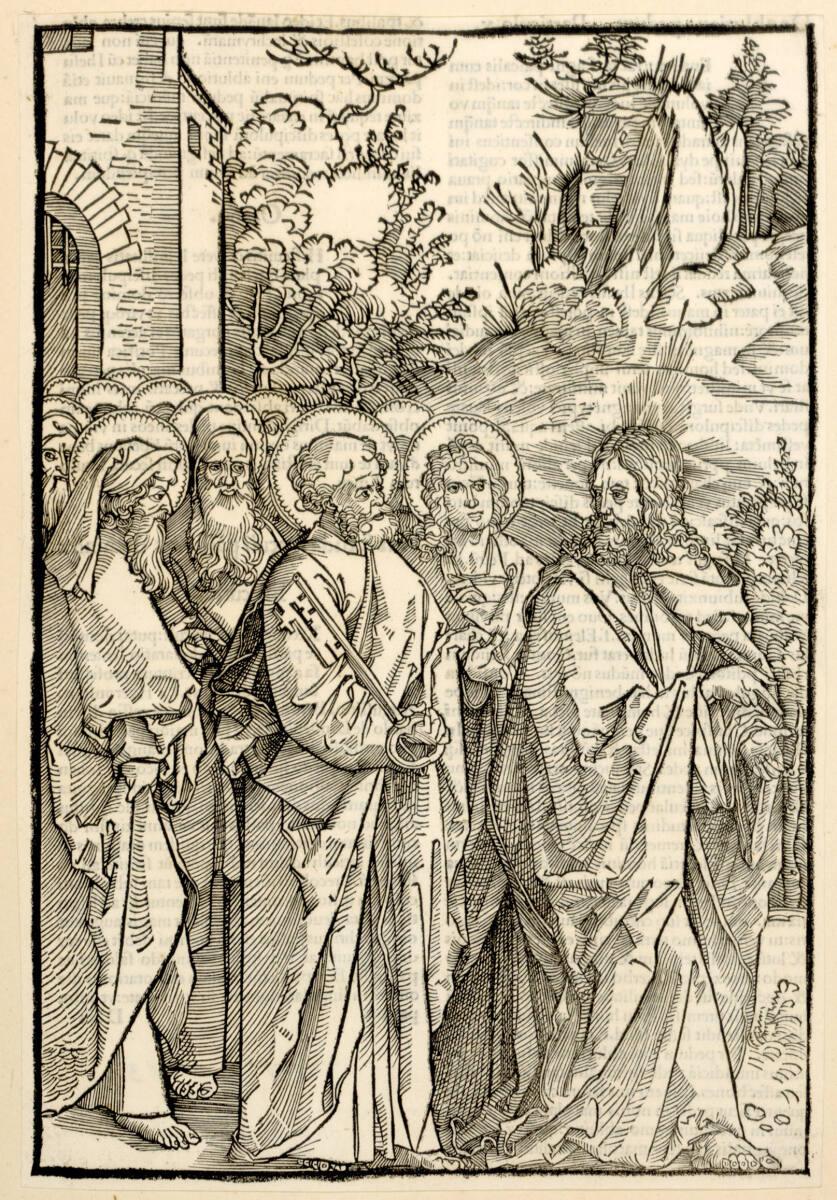 Christus spricht mit seinen Jüngern am Weg nach Gethsemane, Inv. Nr.: DG1937/106