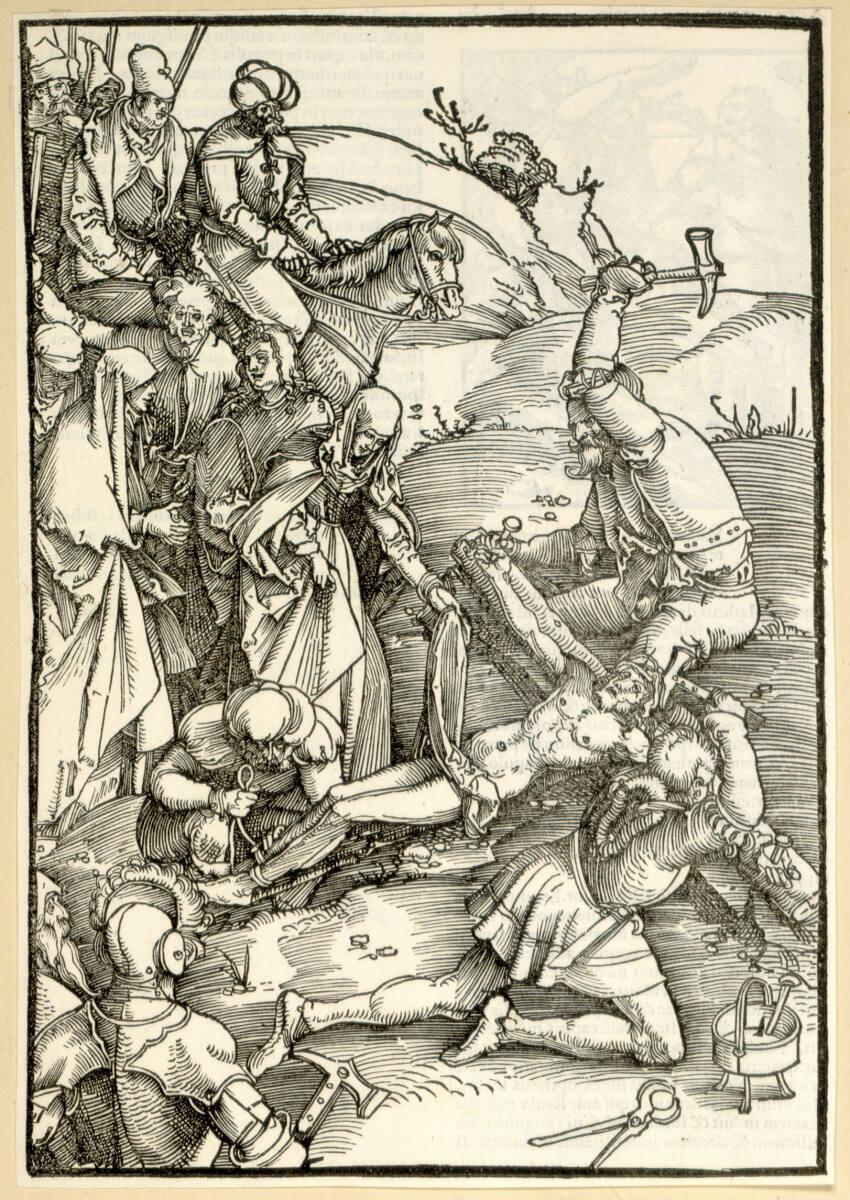 Hans Baldung gen. Grien, Christus wird an das Kreuz geschlagen, Inv. Nr.: DG1937/120