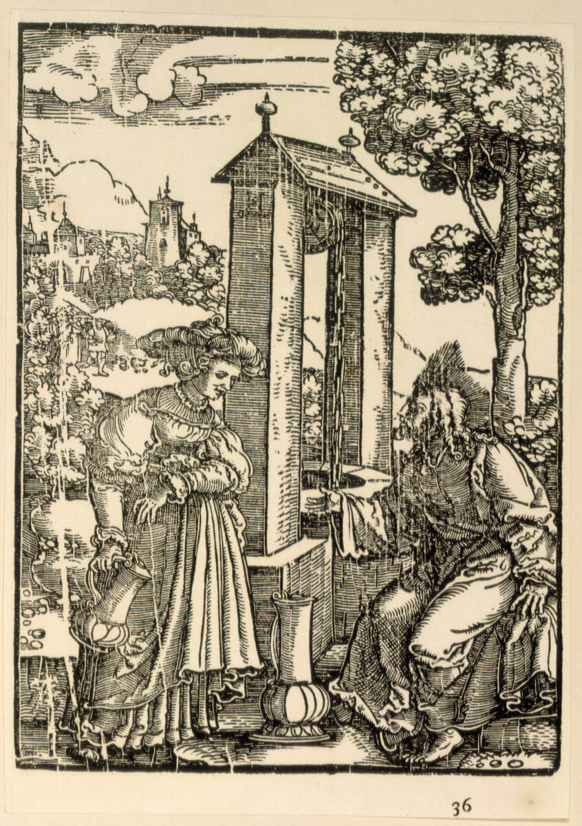 Christus und die Samariterin am Brunnen, Hans Leonhard Schäufelein