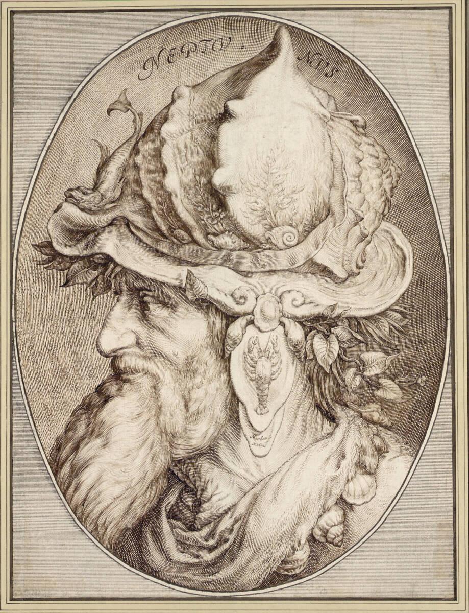 Jacob Matham, Neptun, Inv. Nr.: 15108