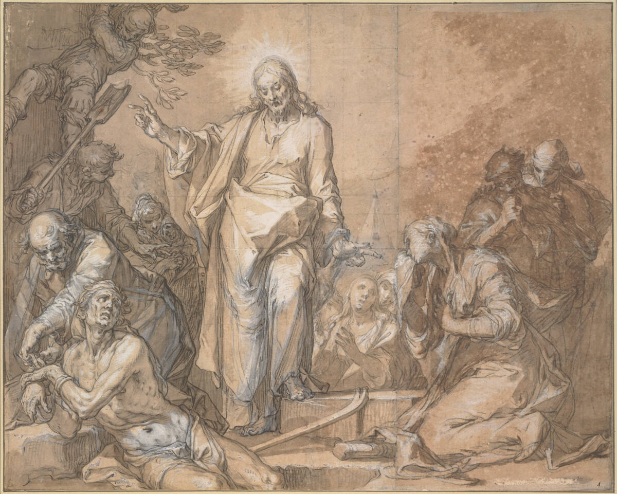 Die Auferweckung des Lazarus, Abraham Bloemaert