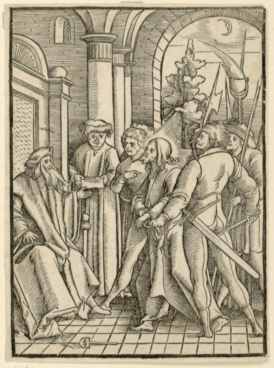 Meister IS mit der Schaufel, Christus vor Pilatus, Inv. Nr.: DG1937/163