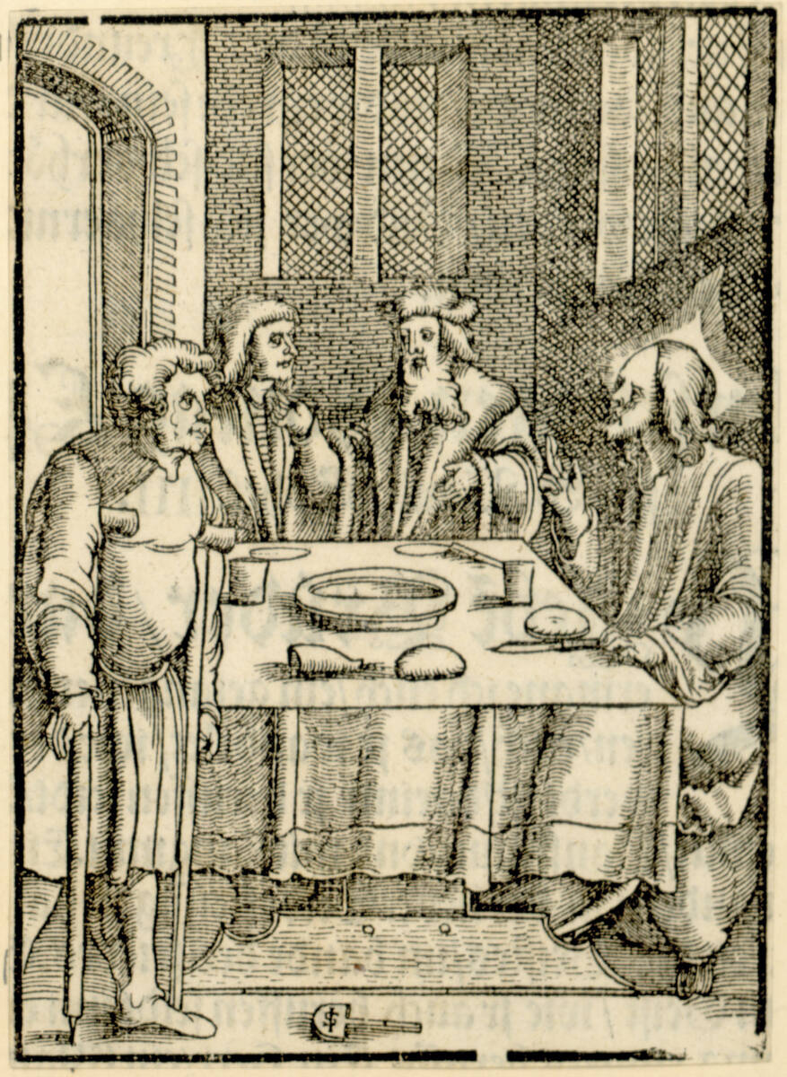 Christus heilt den Wassersüchtigen, 1516