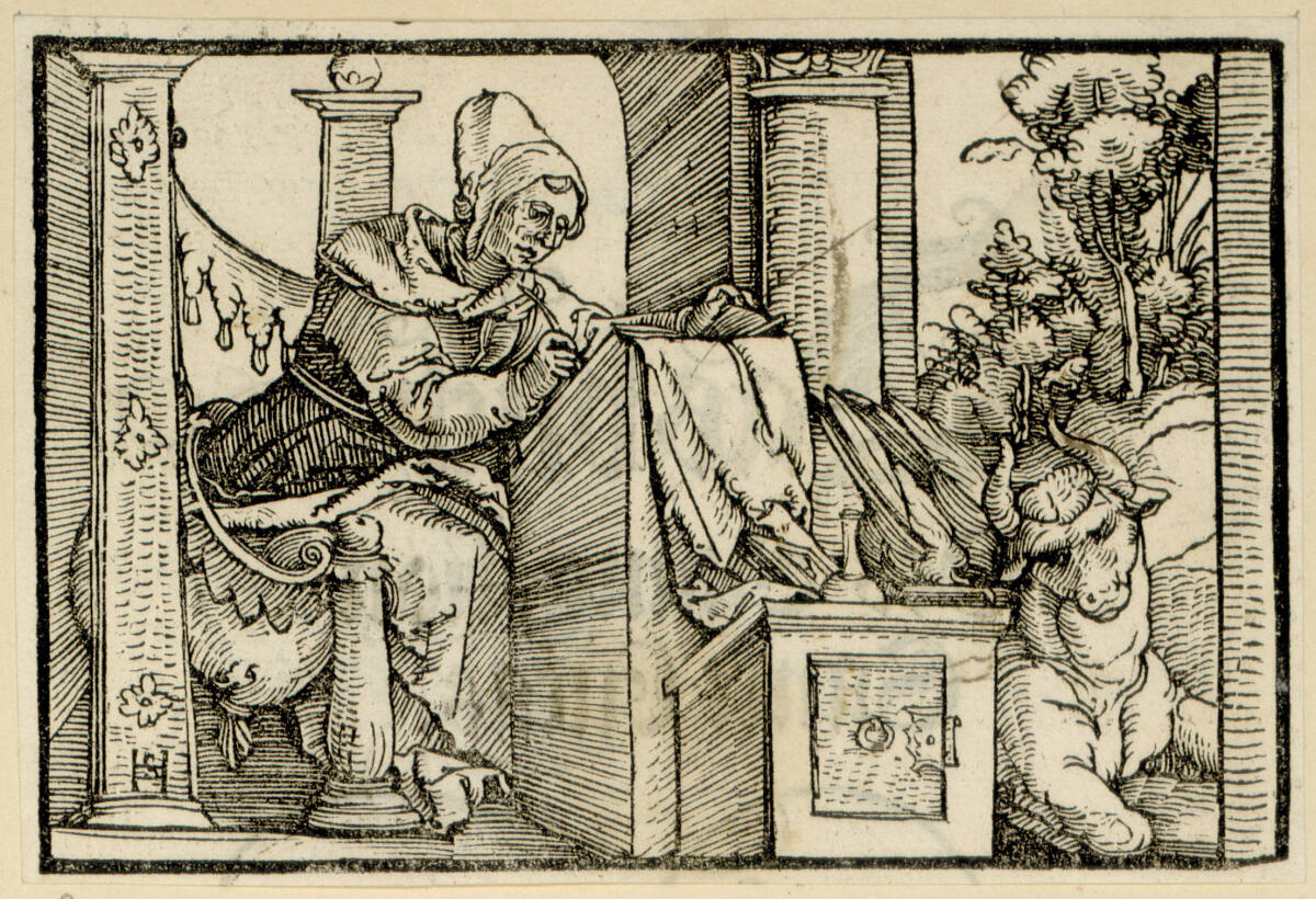 Der Evangelist Lukas, Hans Leonhard Schäufelein, 1523