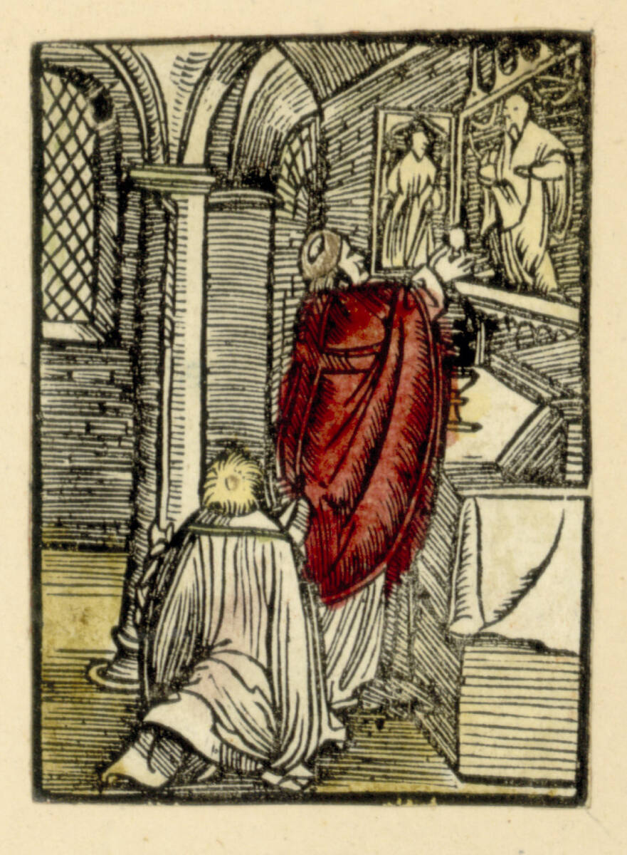 Ein Priester zelebriert die Messe, Hans Leonhard Schäufelein, 16th century