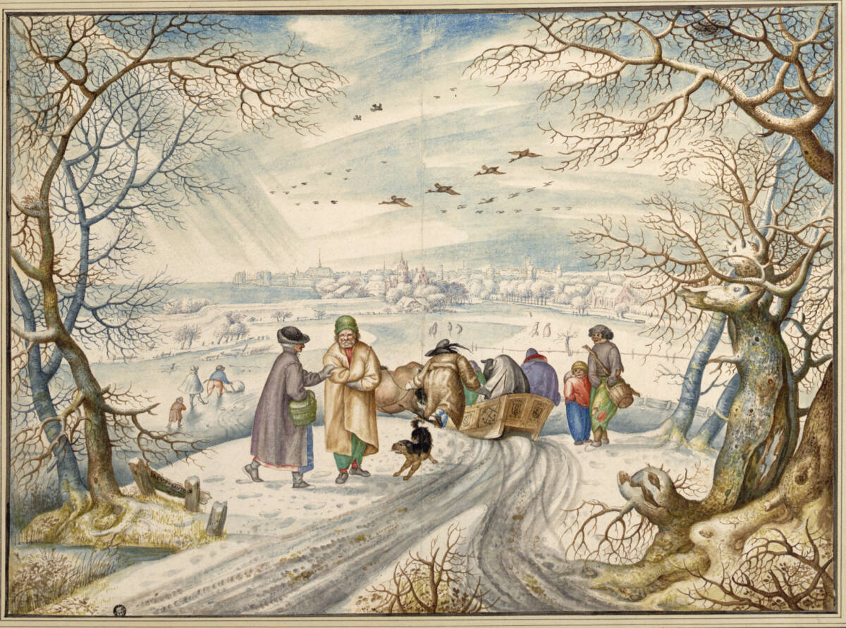 Winterlandschaft bei Amsterdam, Jacob Savery, 1600–1603