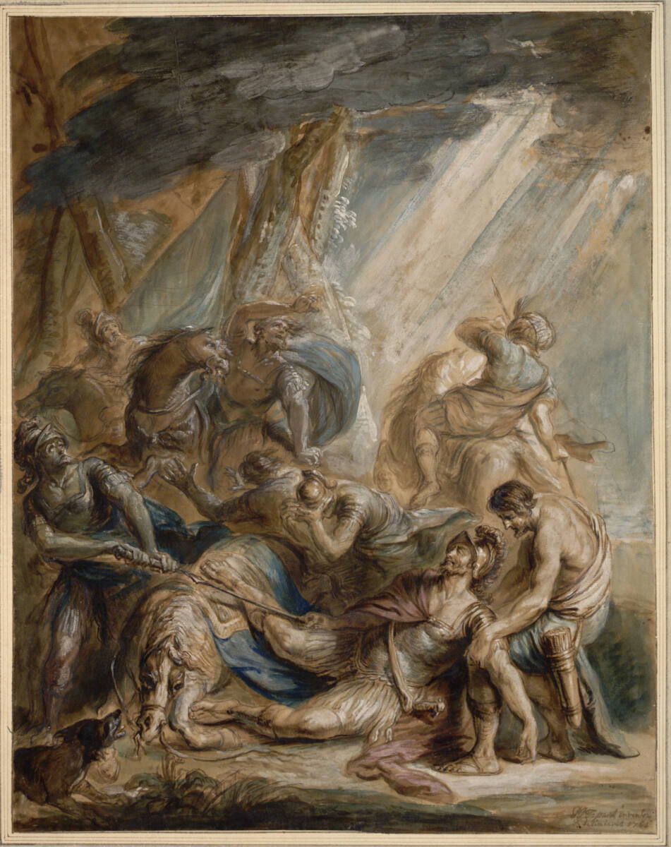 Die Bekehrung Pauli, PhilippJosephTassaert, 1763